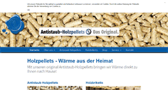 Desktop Screenshot of holzpellets.de