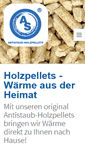 Mobile Screenshot of holzpellets.de